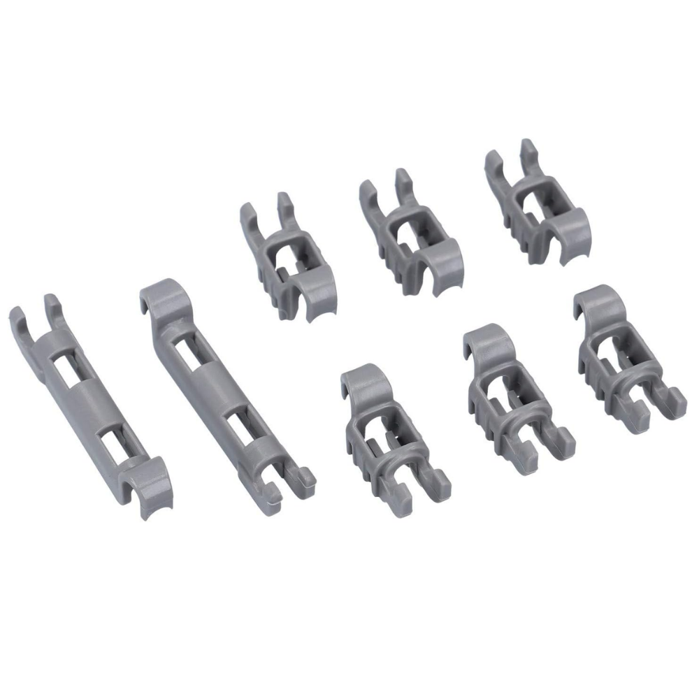Bosch Uyumlu SMV58L10EU Bulaşık Makinesi Katlanır Tabaklık Klips Seti - 00611472, Siemens İçin
