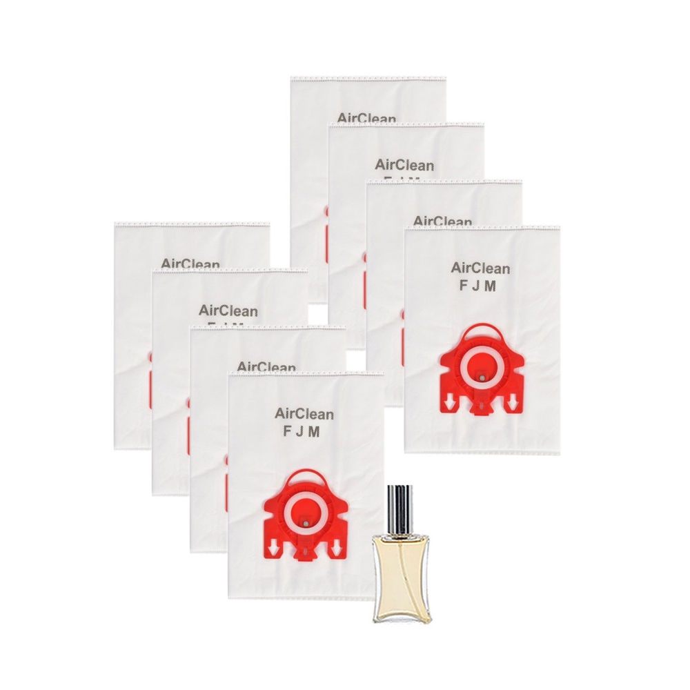 Miele Uyumlu XS Parkett Elektrikli Süpürge FJM 8 Adet Toz Torbası
