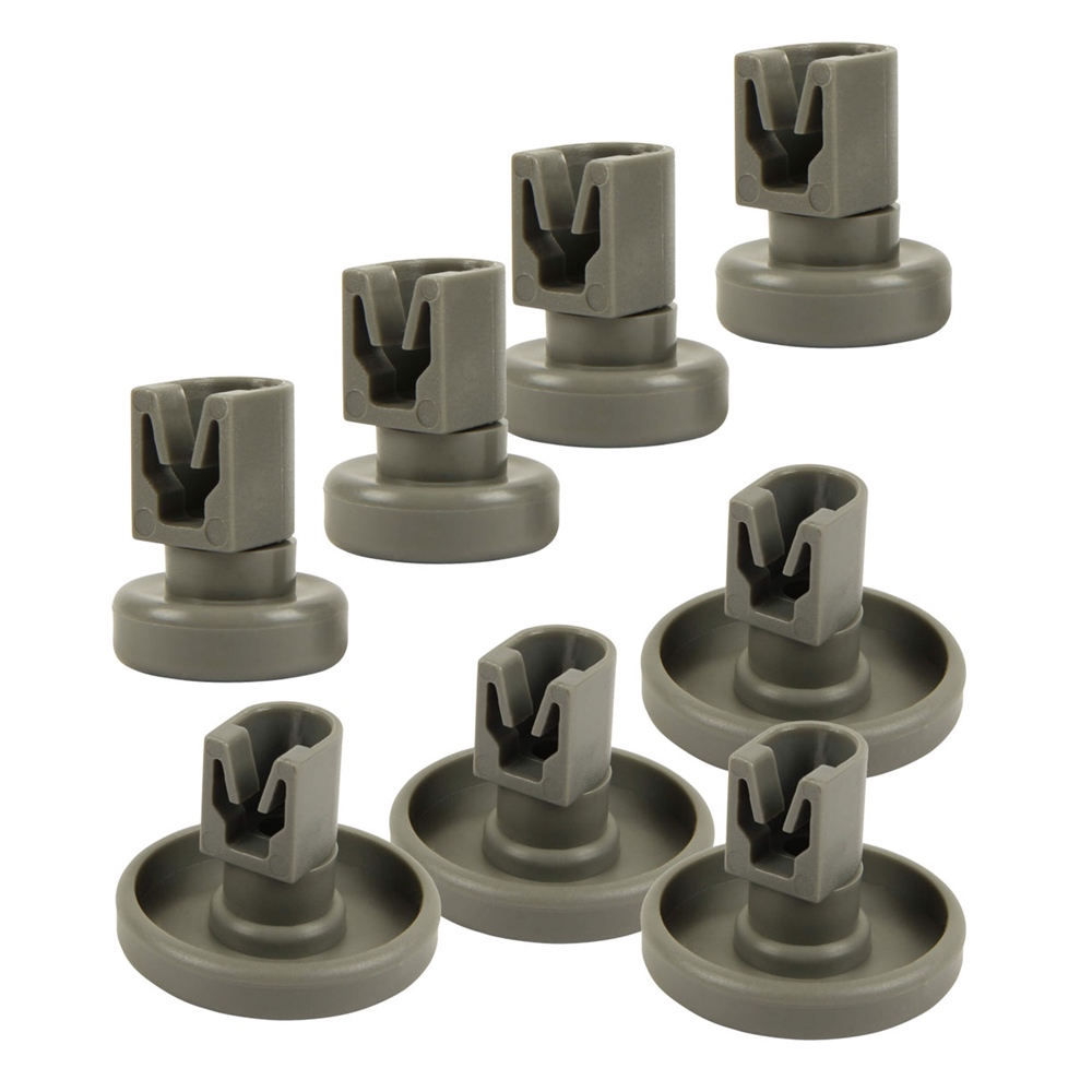 Zanussi ZDI210W Bulaşık Makinesi Alt - Üst Sepet Tekerleği 8 li Set