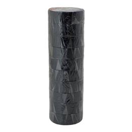 PVC Elektrik Bandı - Siyah, 18mm x 2.74 Metre 10lu