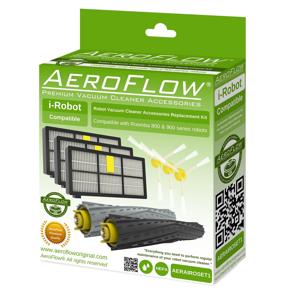 AeroFlow Orijinal iRobot Roomba 866 Süpürge Filtre Seti Garantili