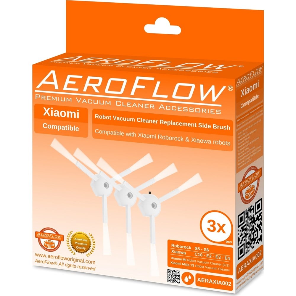Aeroflow Roborock S5 Yan Fırça - 3 Adet (Garantili)