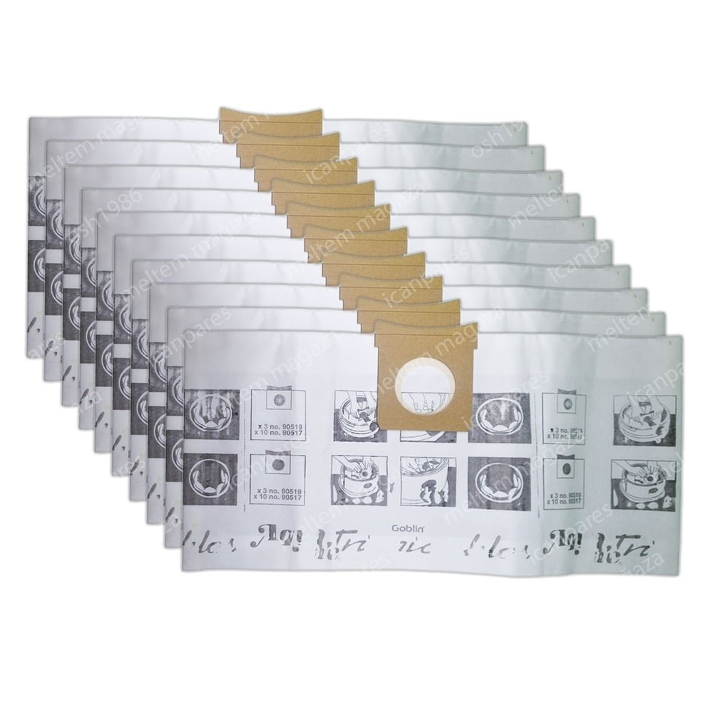 Aqua Vac 6160 P Süpürge Kağıt Toz Torbası 10 Adet