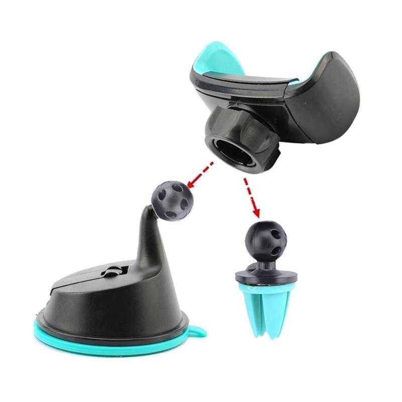 Vantuzlu Telefon Tutucu - 360° Ayarlanabilir Araç ve Masa Kullanımı Powermaster 7808 