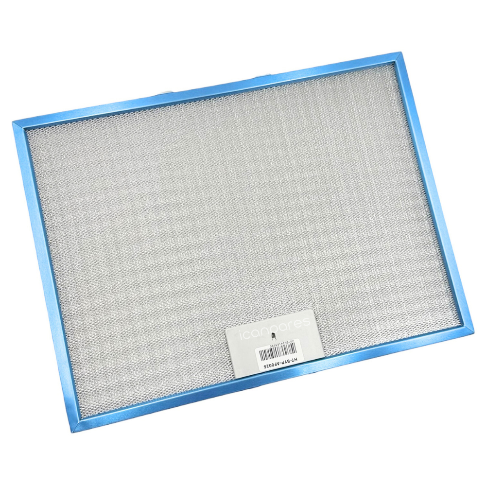 En 357mm Boy 270mm Arka Tırnak Arası 75mm Aspiratör Metal Yağ Filtresi 35,7cm*27cm