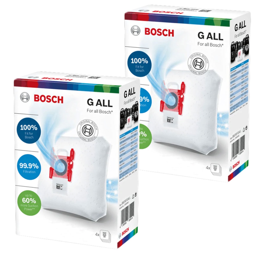 Bosch Uyumlu Compacta 70-79 Süpürge Type G ALL Toz Torbası 8 Adet Kutulu