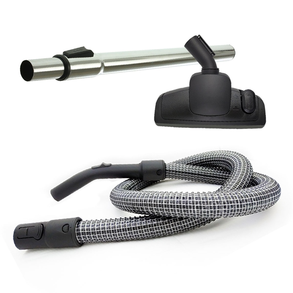 Bosch Uyumlu BSG 72225 Formula Elektrikli Süpürge Çelik Telli Hortumu Emici Yer Başlığı Teleskopik Boru