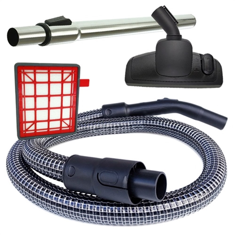 Fakir Veyron Turbo Süpürge Çelik Telli Emici Başlığı Boru Filtre