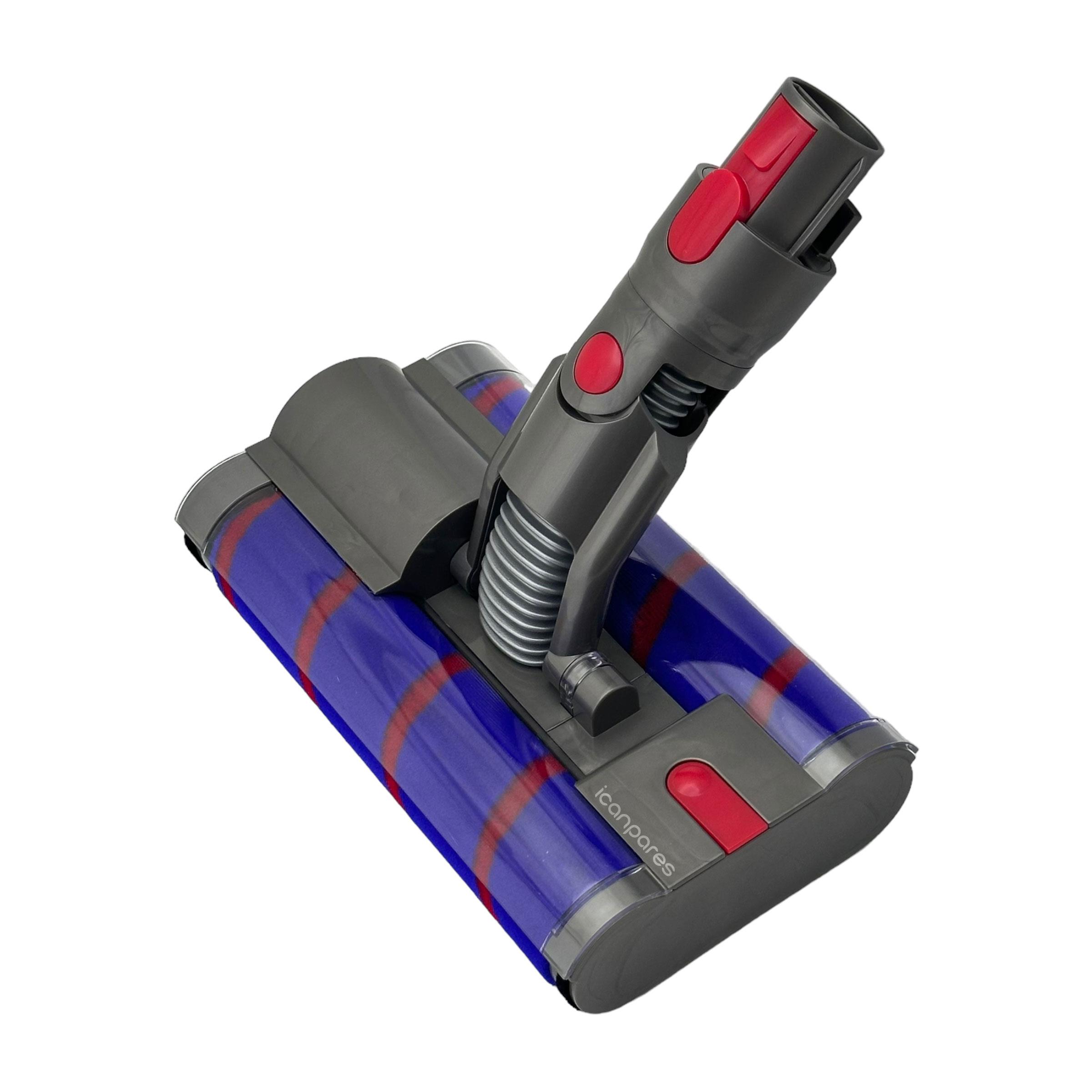 Dyson Uyumlu V7, V8, V10, V11, V15 Süpürge Çiftli Yumuşak Rulo Fırçalı Başlık