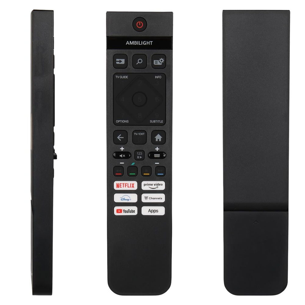 Philips Uyumlu 55OLED759 Ambilight Netflix Prime Video Youtube Tuşlu Lcd-Led Tv Kumandası