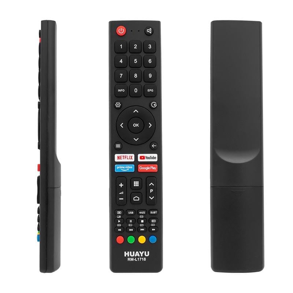 Saba Uyumlu RM-L1718 Netflix Youtube Prime Video Google Play Tuşlu Universal Lcd-Led Tv Kumandası