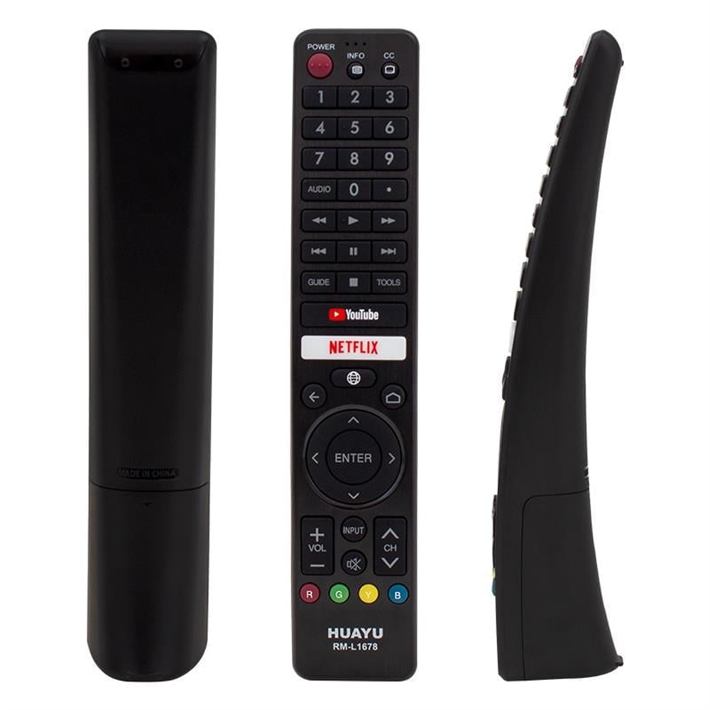 Sharp Uyumlu RM-L1678 Netflix Youtube Tuşlu Lcd-Led Tv Kumandası