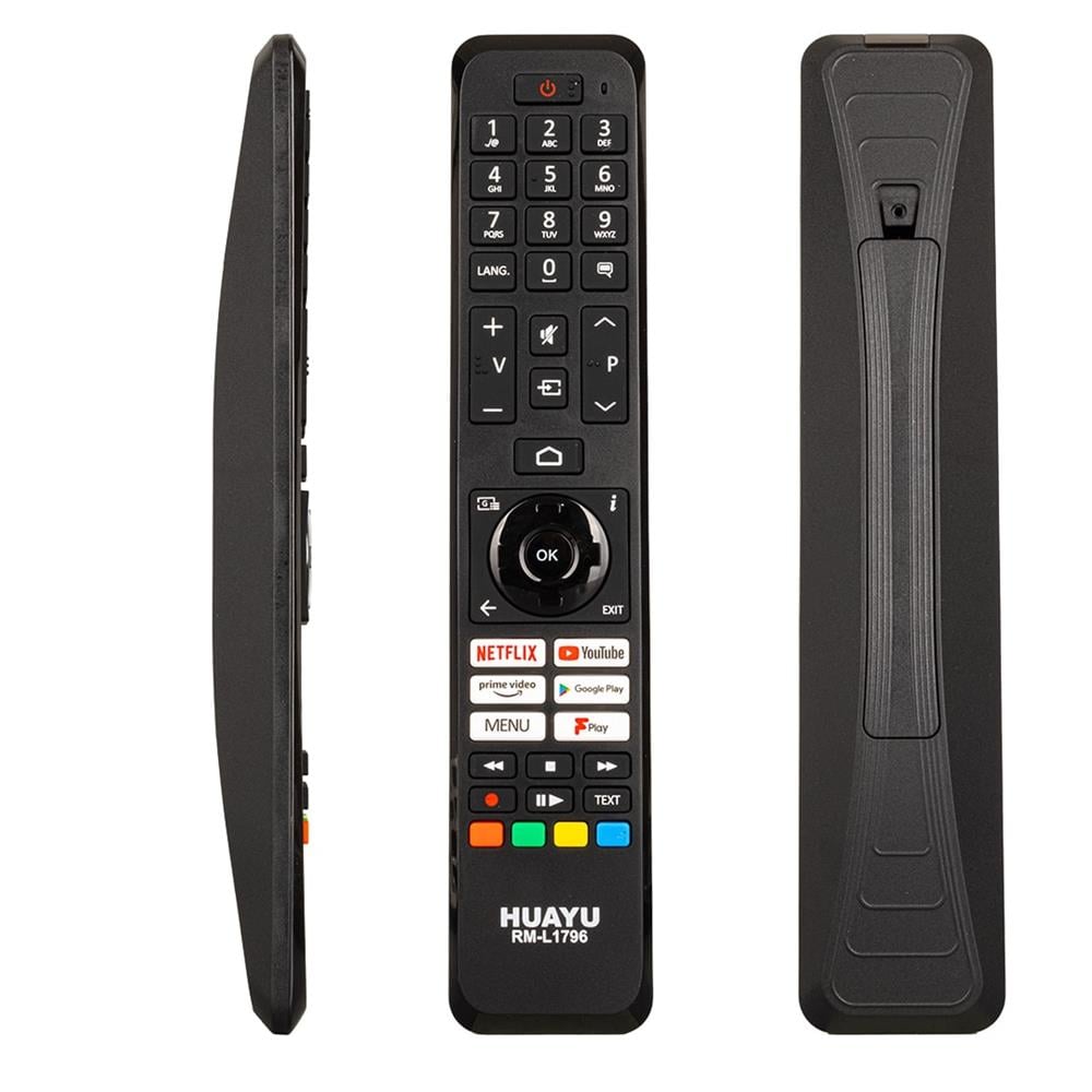 Vestel Uyumlu 65UT9740 Netflix-Youtube-Prime Video-Google Play- Menu-TV3 Play Tuşlu Led Tv Kumanda
