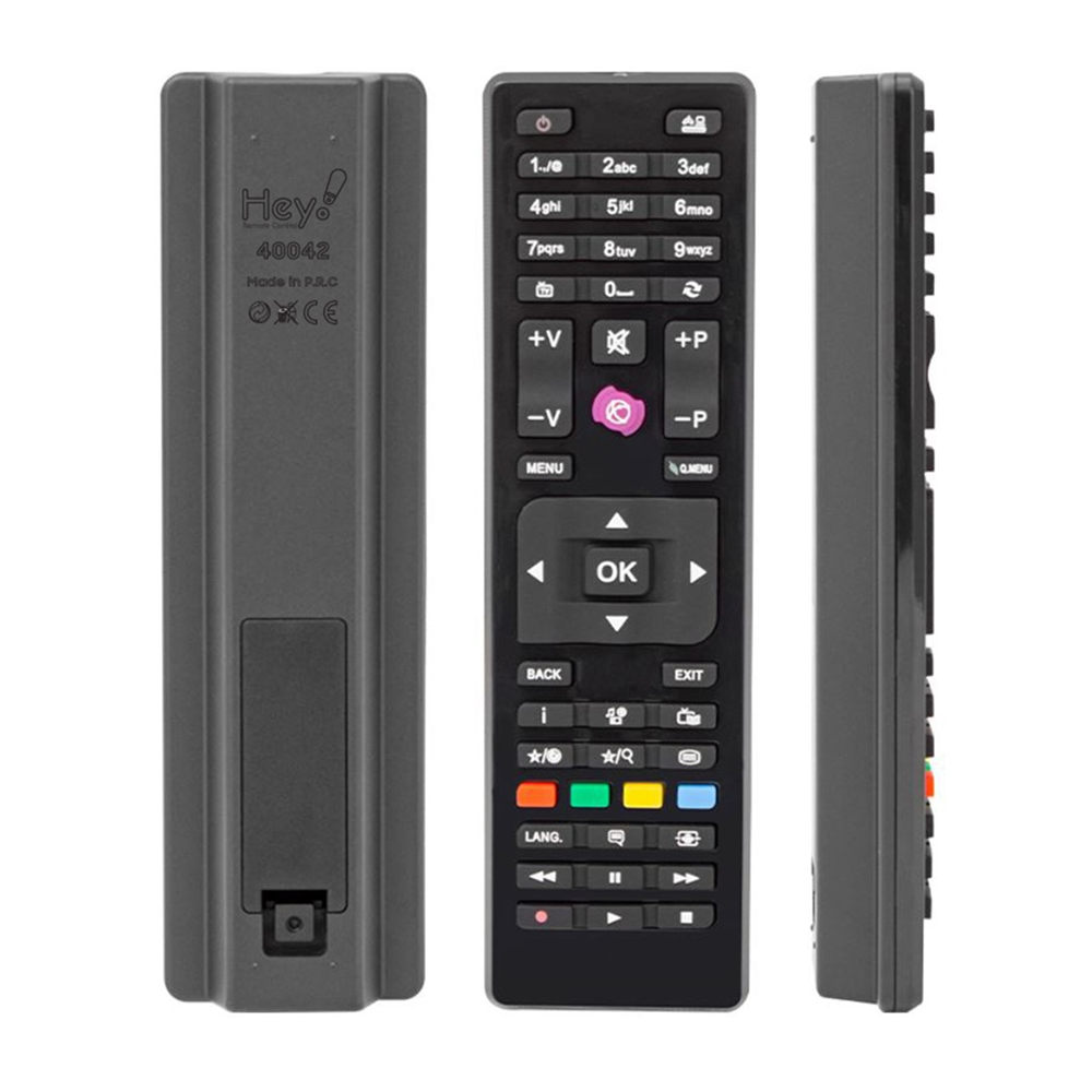 Vestel Uyumlu RC4875 Kare Göbek Mini LCD LED TV Kumandası