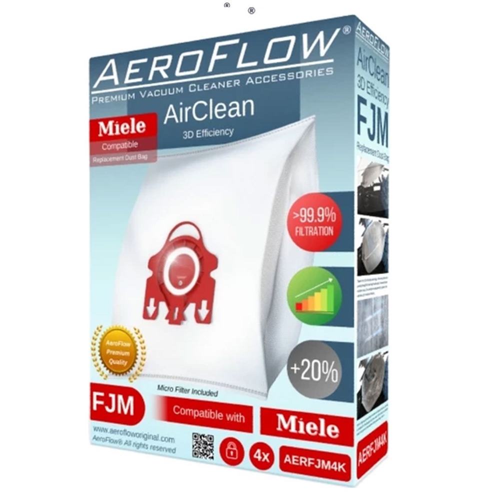 Miele Uyumlu De Luxe Süpürge Toz Torbası 4LÜ PAKET