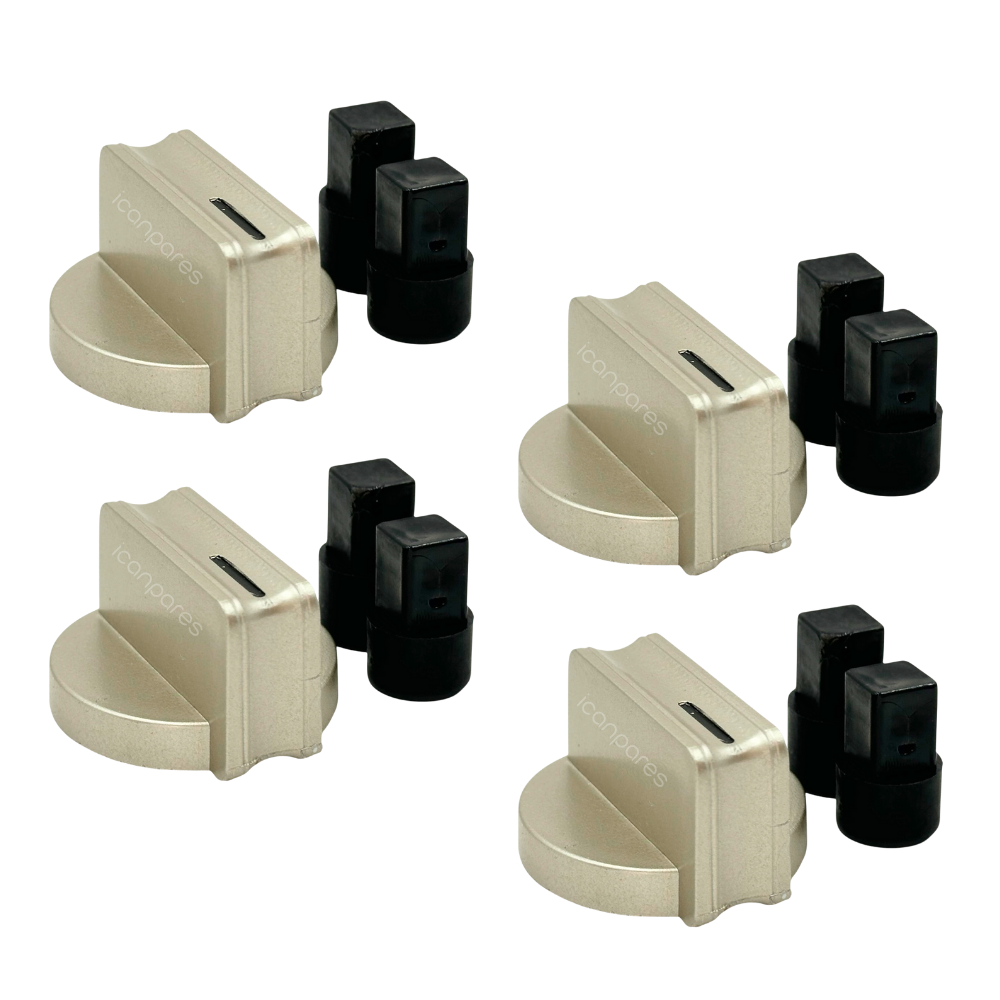 Ocak Düğme Takımı Universal – 4’lü Gold (Çift Adaptörlü)