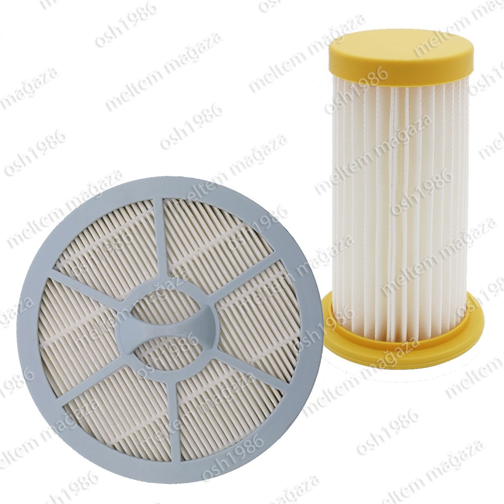 Philips Uyumlu FC 8258 Gemini Süpürge Hepa Filtresi ve Silindir Filtre