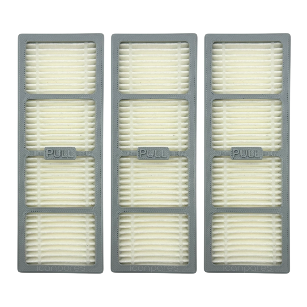 Philips Uyumlu HomeRun 7000 Serisi Aqua XU7000 Robot Süpürge Hepa Filtresi 3 Adet