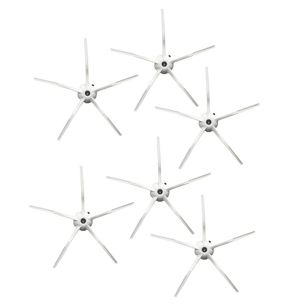 Roborock Uyumlu G10 Robot Süpürge Fırça Beyaz 6 Adet