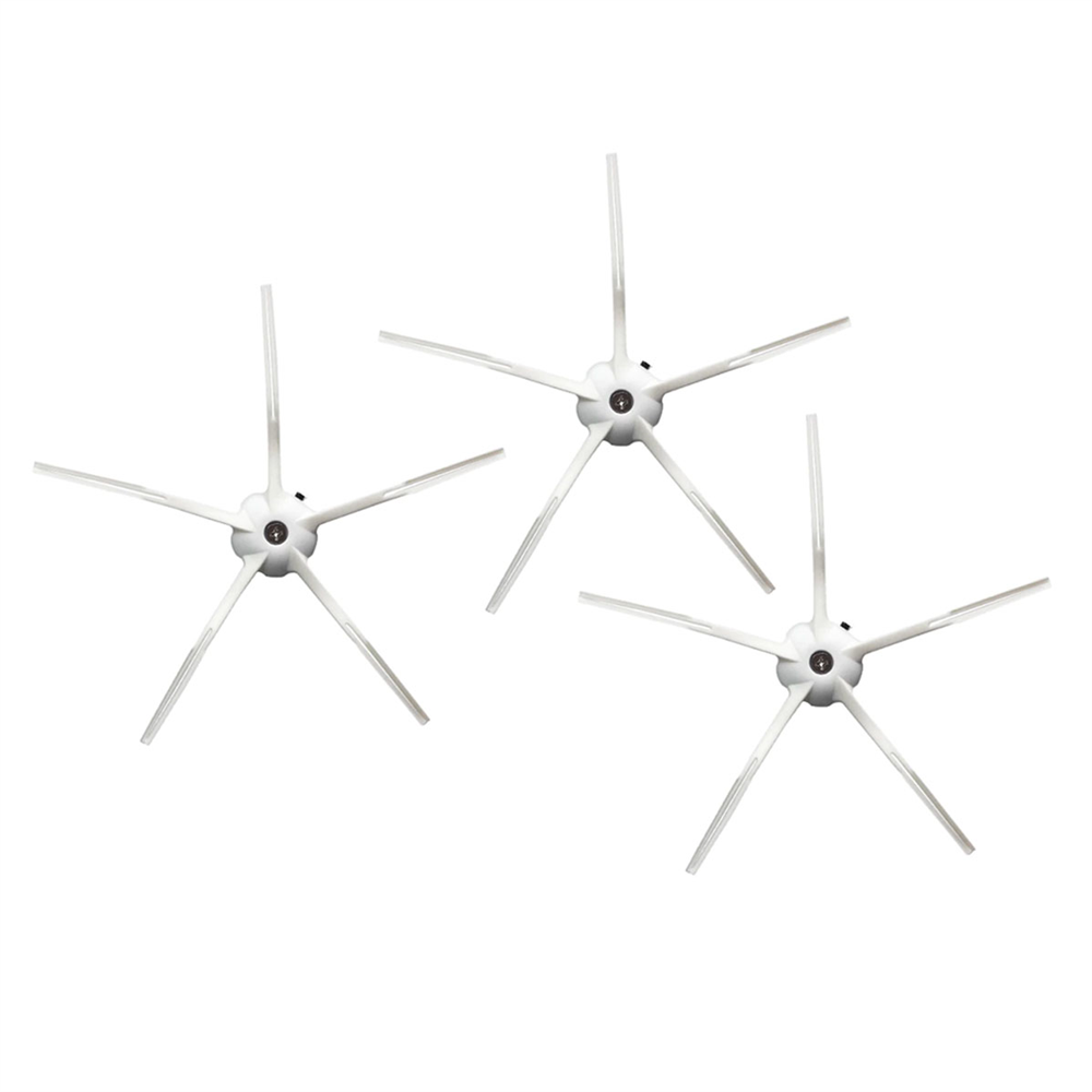 Roborock Uyumlu S7 Max V Robot Süpürge Yan Fırça Siyah 3 Adet