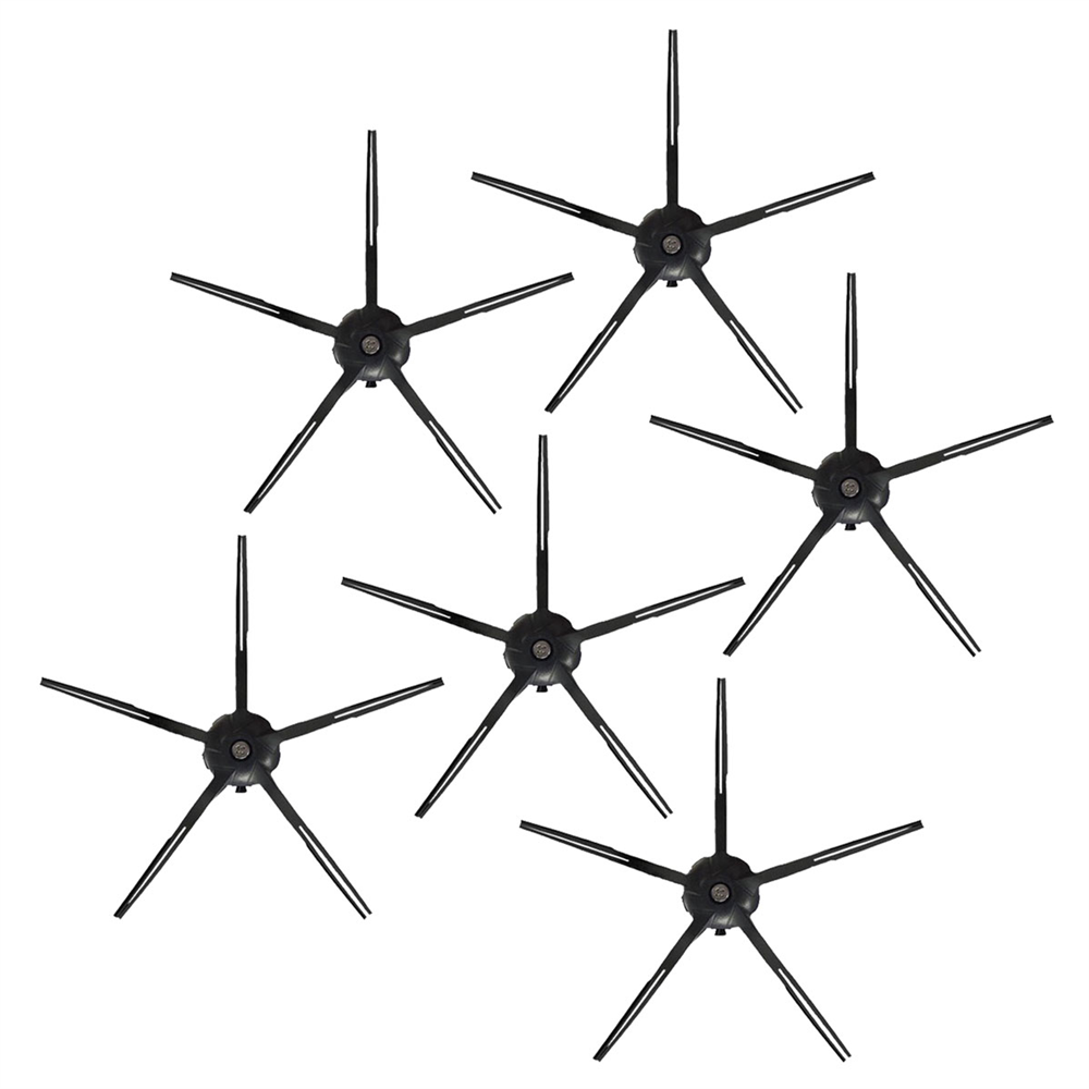 Roborock Uyumlu G10 Robot Süpürge Fırça Siyah 6 Adet