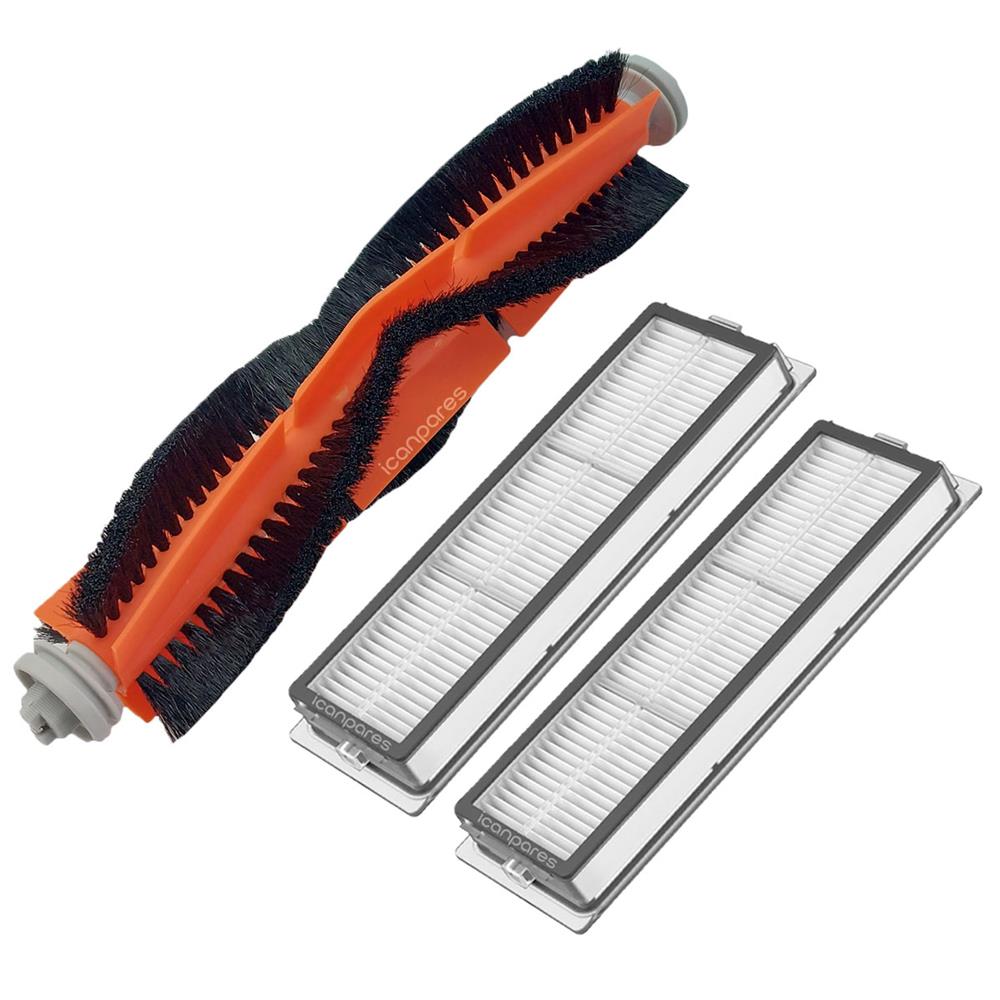 Xiaomi Uyumlu Mijia Mop 1C 2C 1T Mi 2Pro+ Dreame F9 Robot Süpürge Ana Rulo Fırça Hepa Filtre 2 Adet