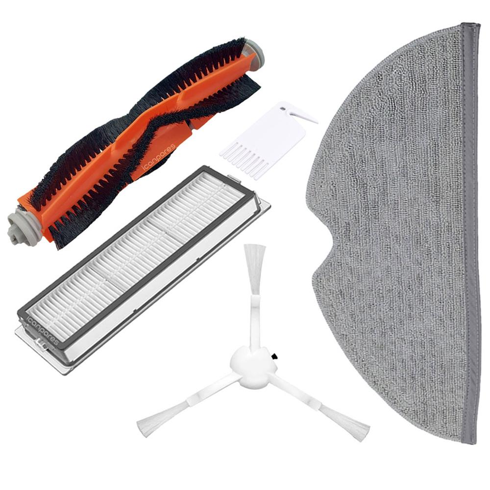 Xiaomi Uyumlu Mijia Mop 1C 2C 1T Mi 2Pro+ Dreame F9 Robot Süpürge Aksesuar Bakım Tam Set