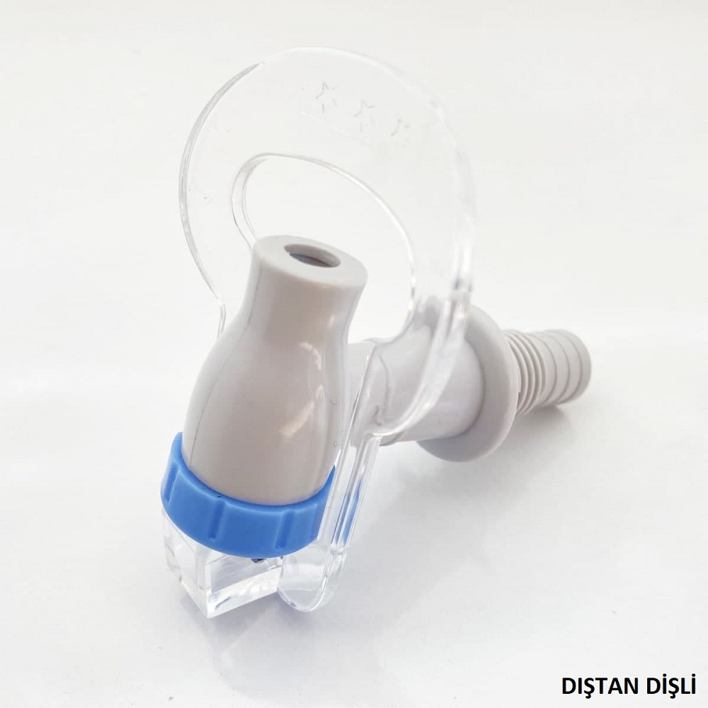 Ems Su Sebili Musluğu Soğuk Mavi Dıştan Dişli ÖLÇÜLERE DİKKAT EDİNİZ