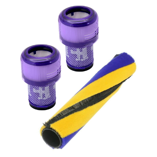 Dyson Uyumlu V12 Slim Süpürge Ana Fırçası ve Hepa Filtre 2 Adet