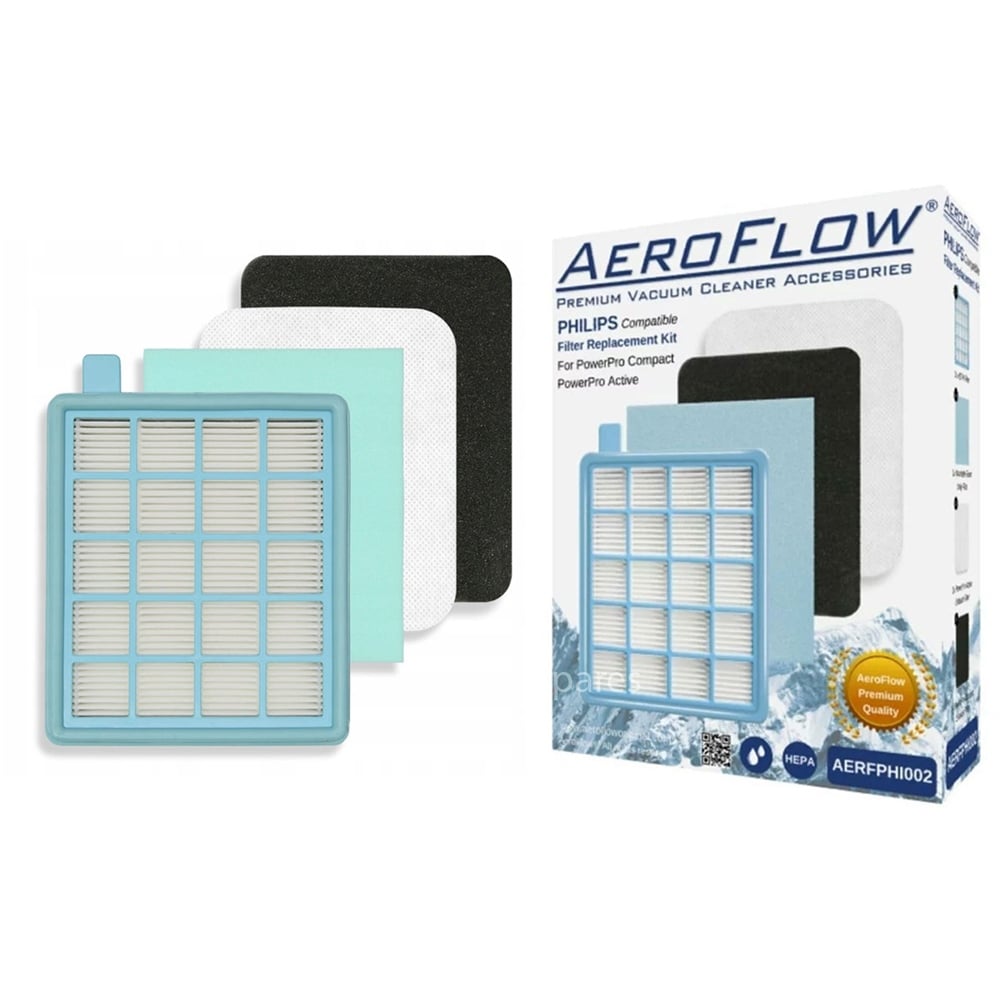 Philips Uyumlu PowerPro Active FC 8646/91 Süpürge Yıkanabilir Filtresi
