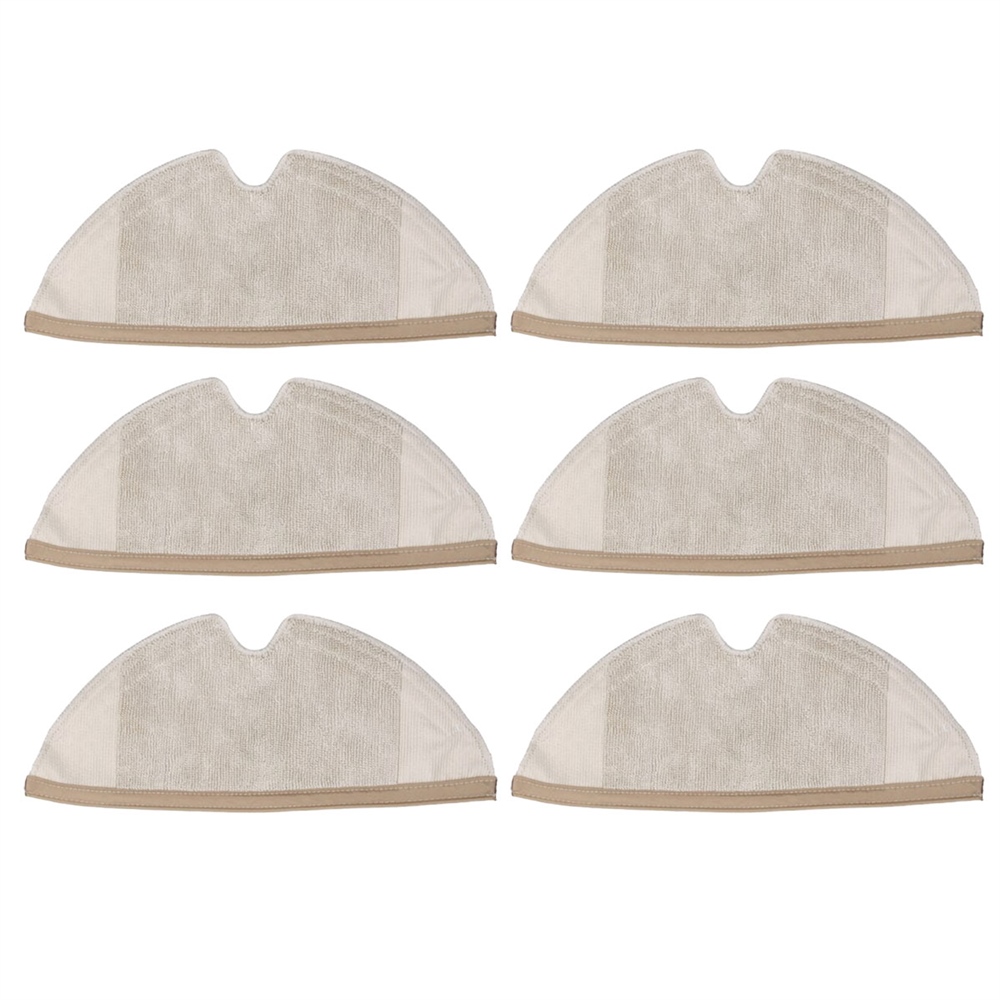 Xiaomi Uyumlu Robo-rock S5 (S50/S51/S55 Series) S5 Max Akıllı Robot Süpürge Paspası 6 Adet