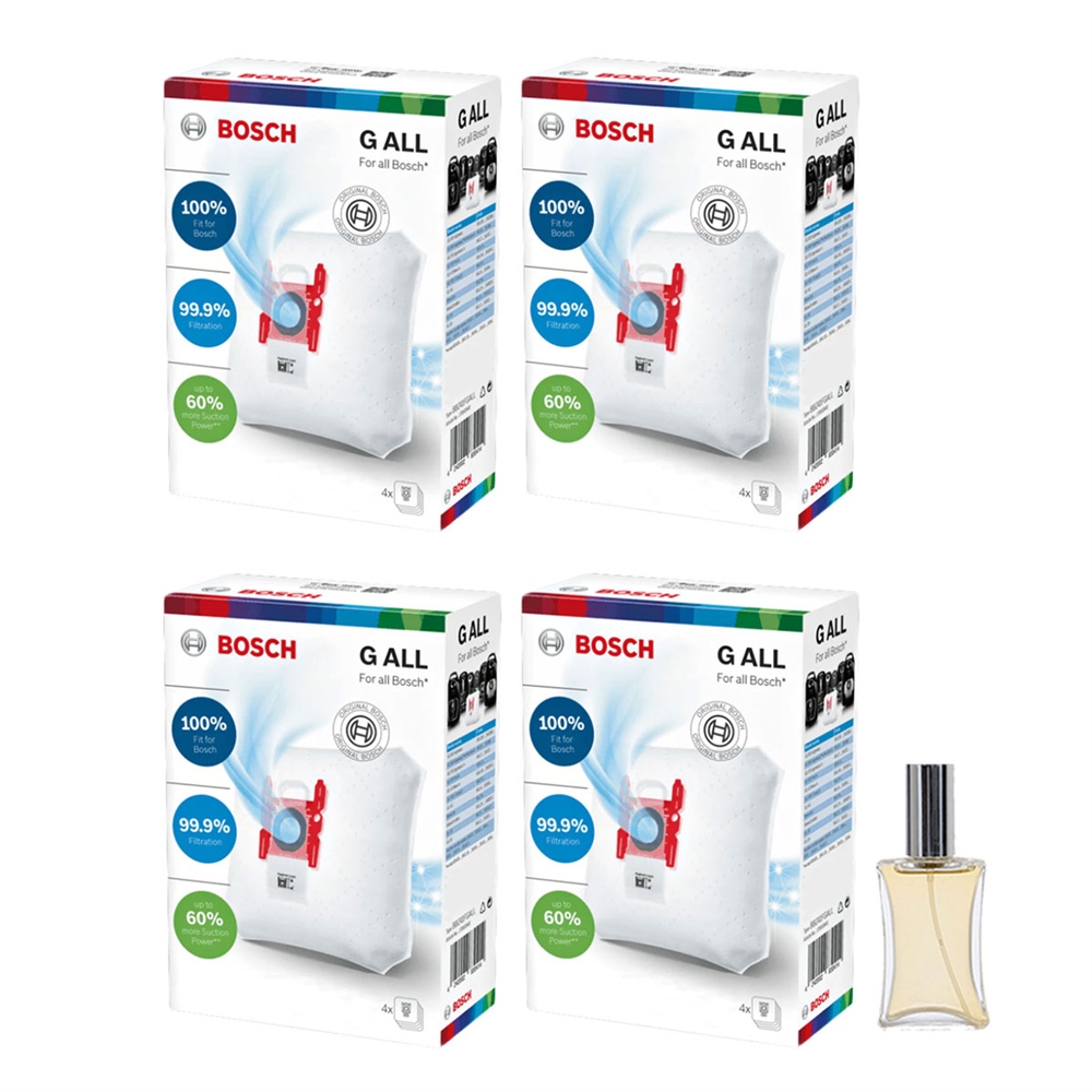 Siemens Uyumlu VS 55A21 UltraAir Süpürge Type G ALL Toz Torbası 16 Adet Kutulu