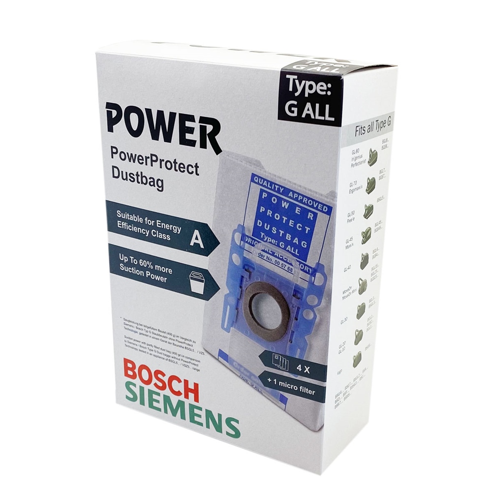 Bosch BSG 62004 Elektrikli Süpürge Type G Power ALL Toz Torbası I  icanpares.com
