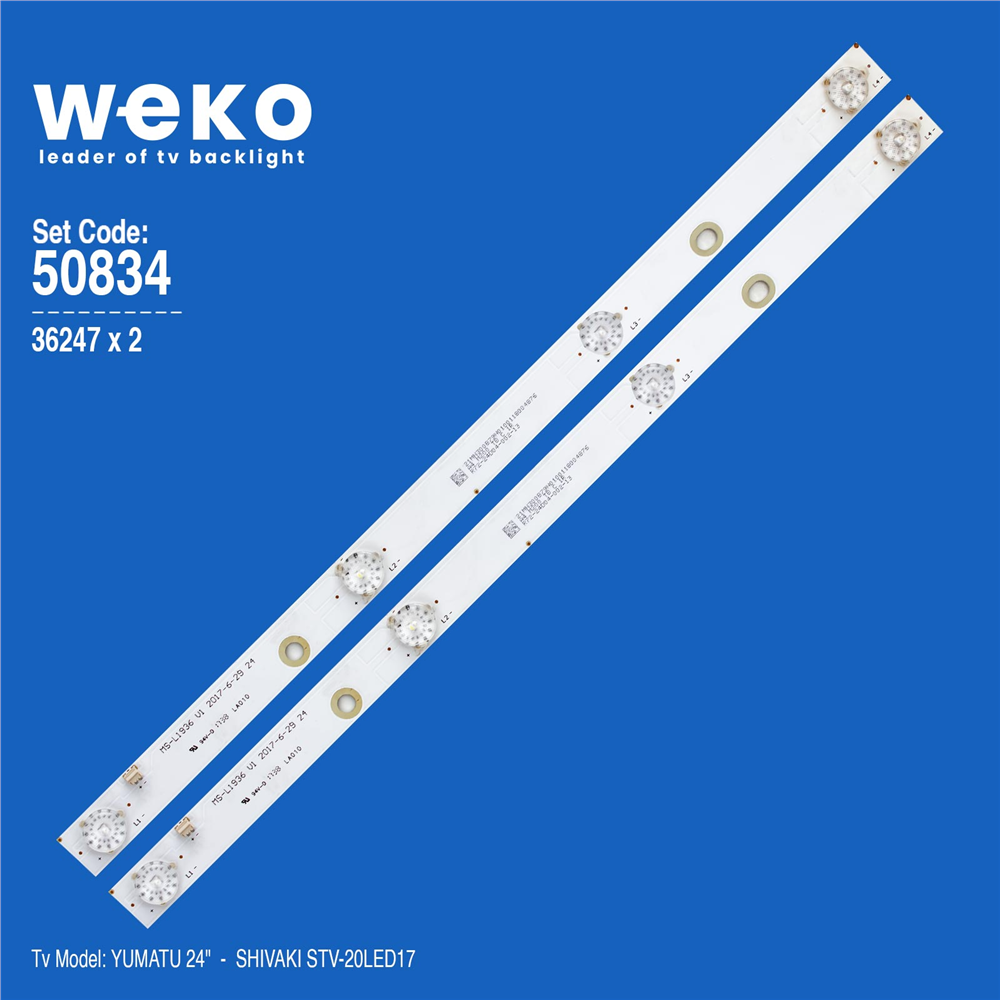 Yumatu Uyumlu STV-20LED17 TV LED Bar Seti (2 Adet)