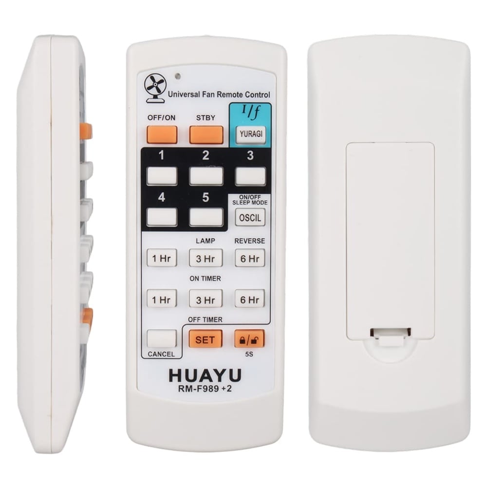 Universal Vantilatör Kumandası RM-F989+2 - Tavan Vantilatörü Uyumlu Akıllı Kumanda