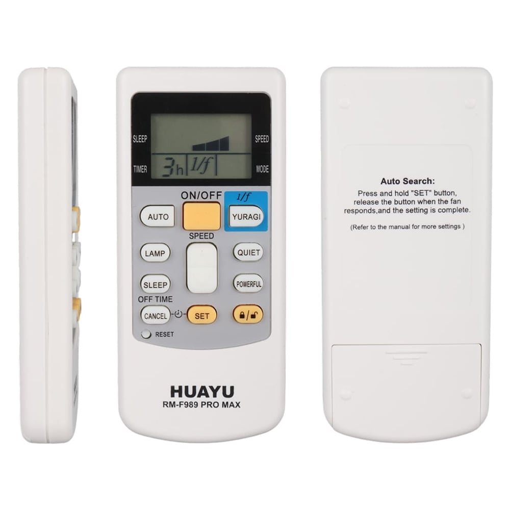 Universal Vantilatör Kumandası RM-F989 PRO MAX - Tavan Vantilatörü Uyumlu Akıllı Kumanda