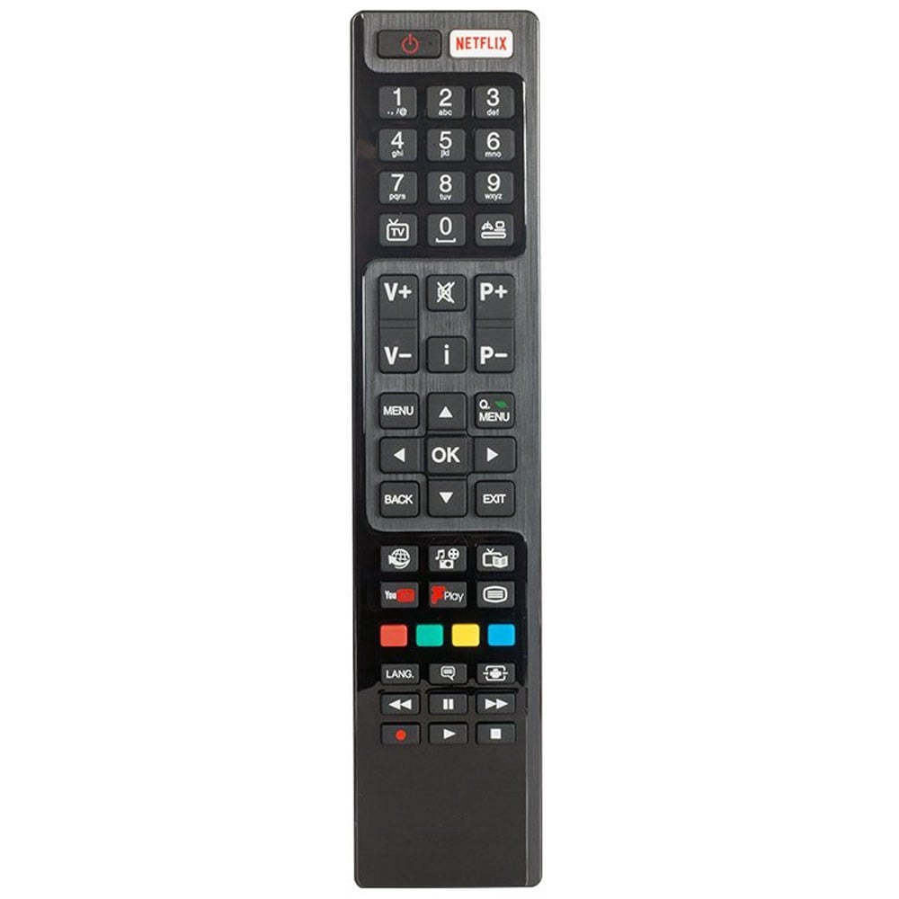 Vestel Uyumlu RC4848F Netflix Smart LED TV Kumanda