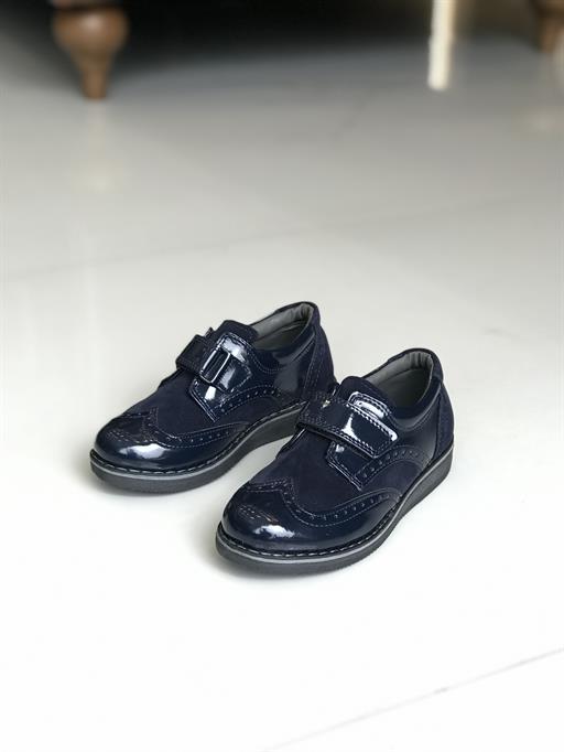 Klasik rugan erkek çocuk ayakkabı Lacivert T8435