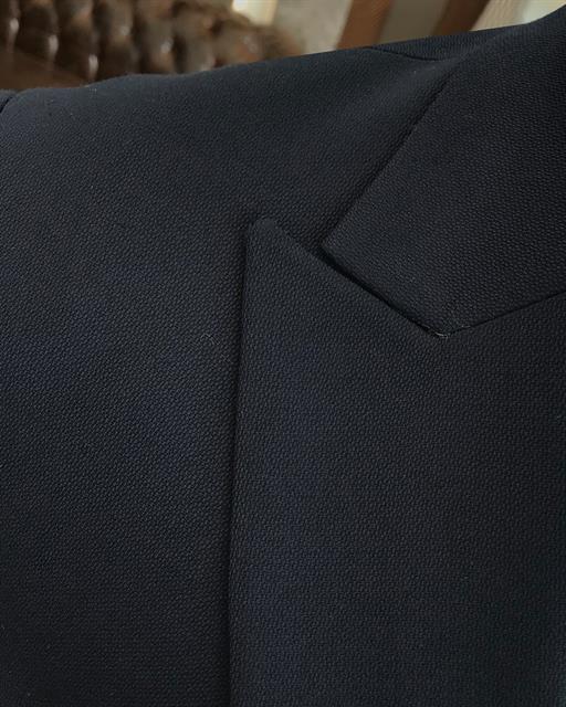 Italian style jacket vest pant suit navy blue T9083
