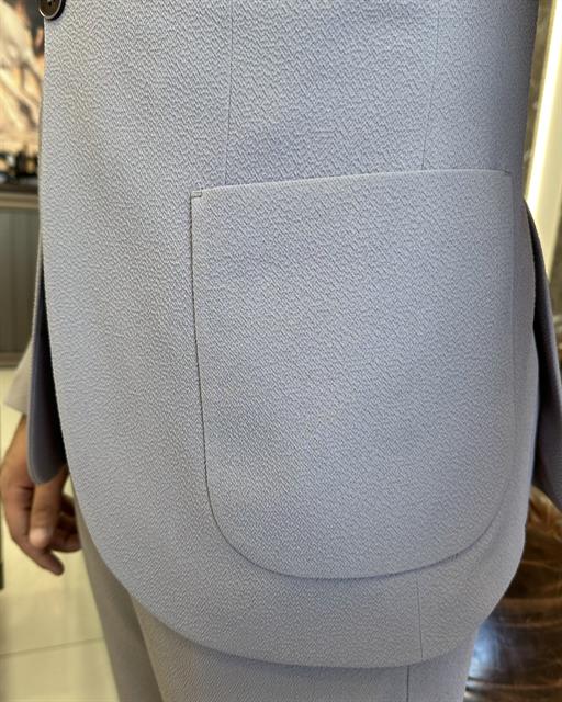İtalyan stil slim fit  ceket pantolon takım elbise vizon T10004
