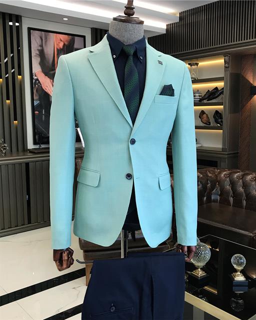 Italian Style Single Jacket Green T7705