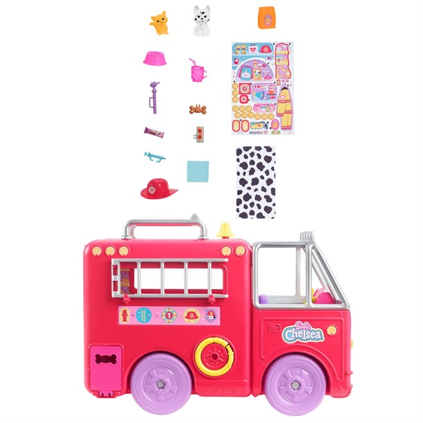 Barbie Chelsea İtfaiye Aracı Oyun Seti HCK73 Barbie Chelsea İtfaiye Aracı Oyun Seti HCK73