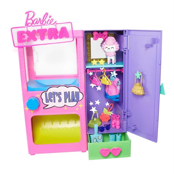 Barbie Extra Kıyafet Otomatı Oyun Seti HFG75 Barbie Extra Kıyafet Otomatı Oyun Seti HFG75