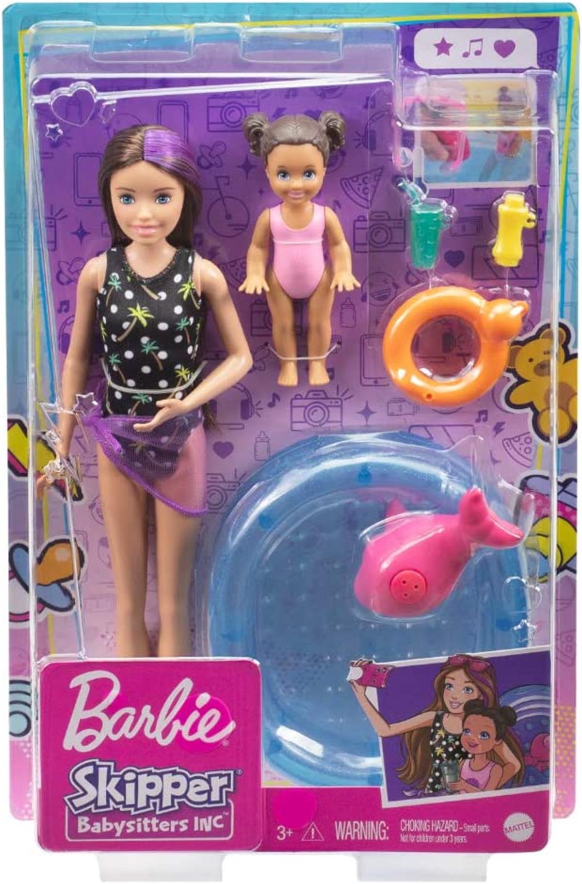 Barbie Bebek Bakıcısı Bebeği ve Aksesuarları Oyun Seti FHY97-GRP39 - Toysall