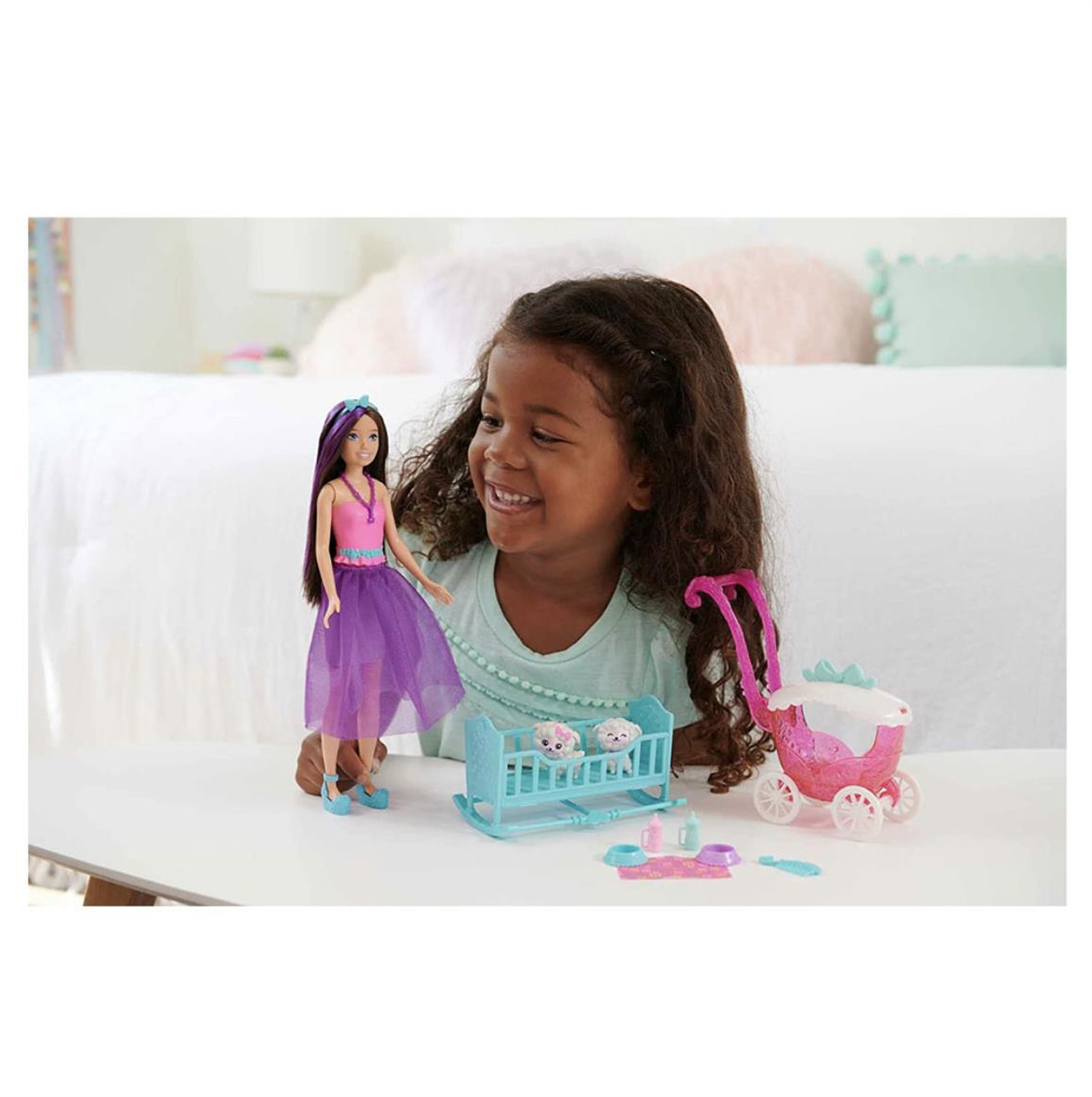 Barbie Dreamtopia Skipper Kuzucuk Bakımı Oyun Seti HLC29 - Toysall