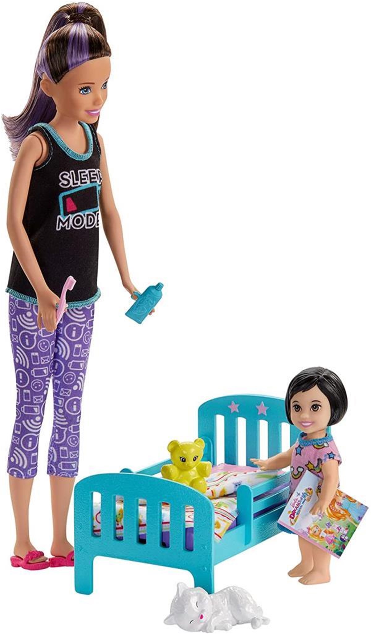 Barbie Bebek Bakıcısı Bebeği ve Aksesuarları Oyun Setii FHY97-GHV88 -  Toysall