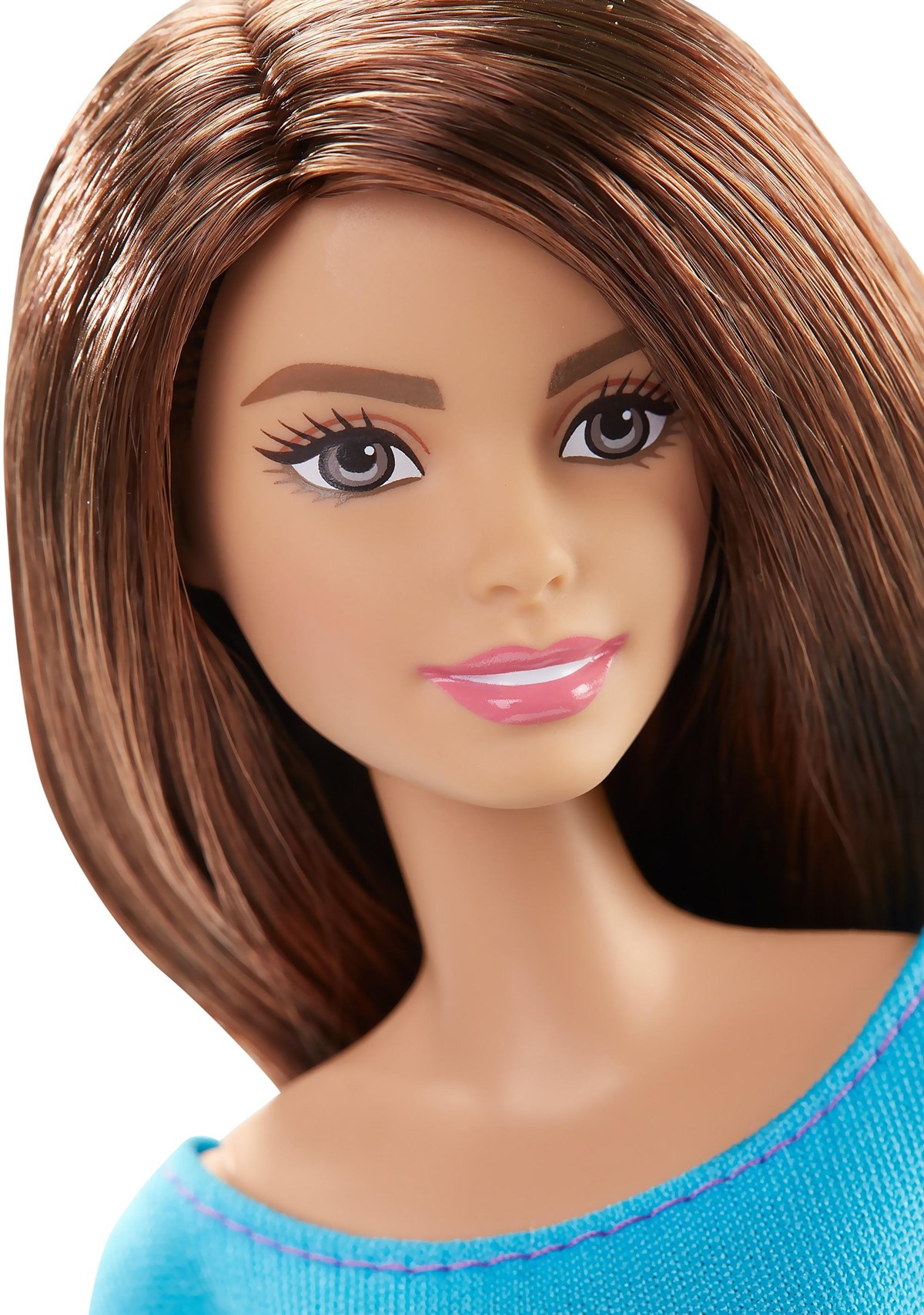Barbie Sonsuz Hareket Bebeği Kumral Siyah Taytlı DJY08 | Toysall