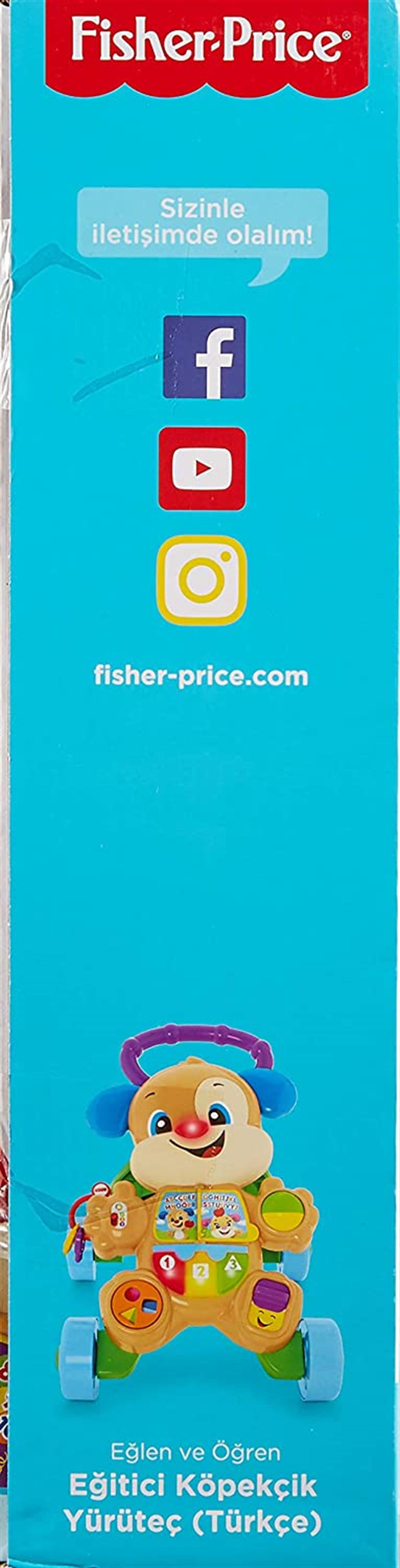 Fisher Price Eğitici Köpekçik Yürüteç (Türkçe) FTG10 - Toysall