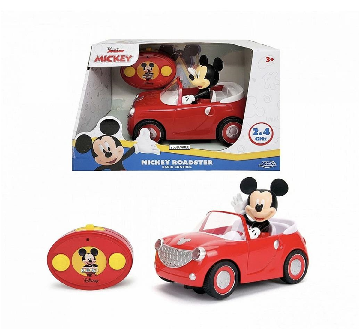 Jada Disney Mickie Mouse ve Uzaktan Kumandalı Aracı 253074000 - Toysall