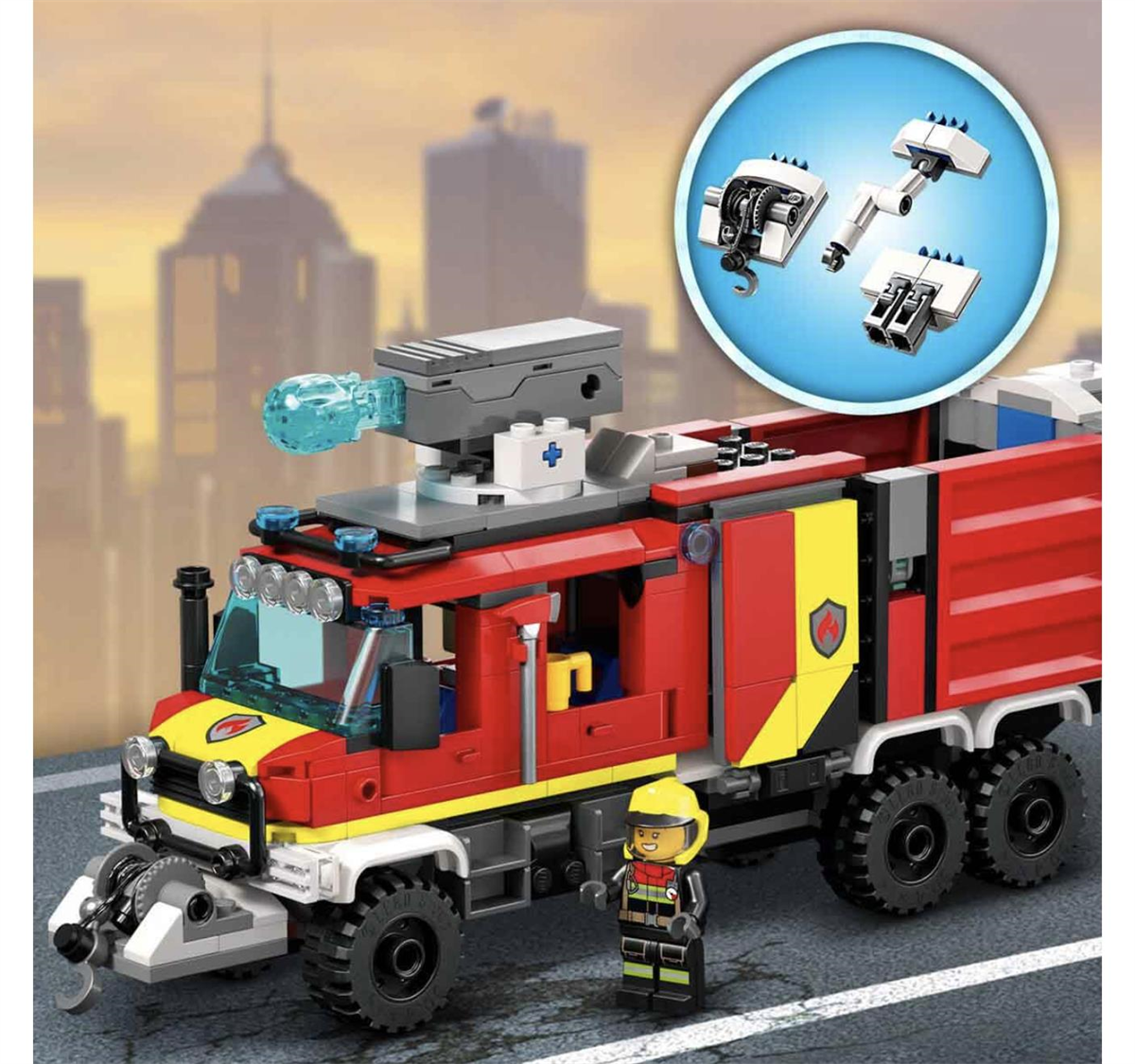 Lego City İtfaiye Komuta Kamyonu 60374